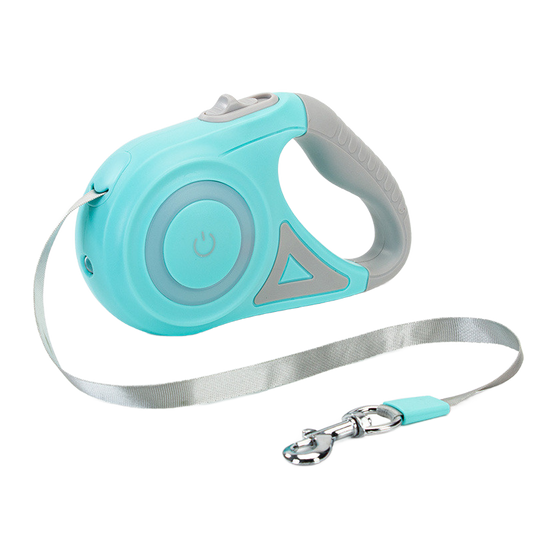 BrightPaw Retractable Dog Leash with Flashlight