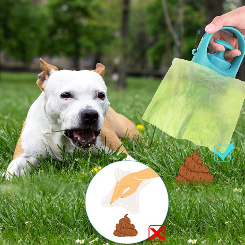 Dog Pooper Scooper for Yard with 150 Waste Bags – Heavy Duty, Portable Pet Waste Picker Upper for Easy Clean Up – Long Handle Design Keeps Hands Clean & Yard Fresh - Image 10